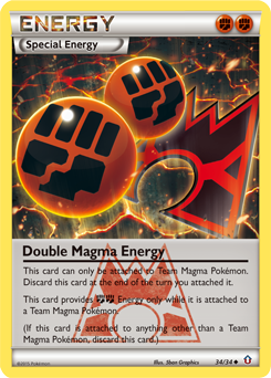 Carta de Doble Energa Magma