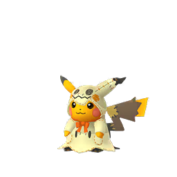 Pikachu disfrazado shiny