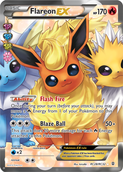 Flareon EX - Carta RC28/RC32 (Generaciones) - CartaDex Pokémon - Pokéxperto
