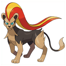 Artwork Pyroar Ken Sugimori