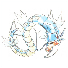 Artwork Gyarados Ken Sugimori