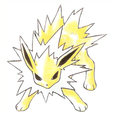 Artwork Jolteon Ken Sugimori