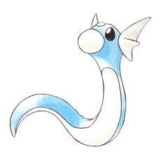 Artwork Dratini Ken Sugimori