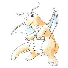Artwork Dragonite Ken Sugimori