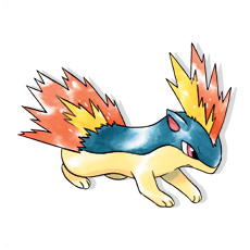 Artwork Quilava Ken Sugimori