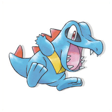 Artwork Totodile Ken Sugimori
