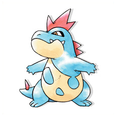 Artwork Croconaw Ken Sugimori