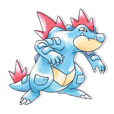Artwork Feraligatr Ken Sugimori