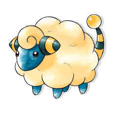 Artwork Mareep Ken Sugimori