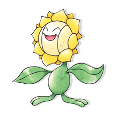 Artwork Sunflora Ken Sugimori