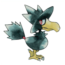 Artwork Murkrow Ken Sugimori