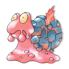 Artwork Magcargo Ken Sugimori