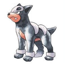 Artwork Houndour Ken Sugimori