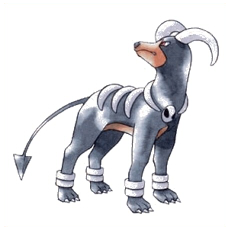 Artwork Houndoom Ken Sugimori