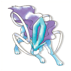 Artwork Suicune Ken Sugimori