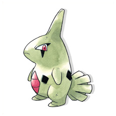 Artwork Larvitar Ken Sugimori