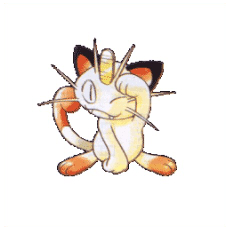 Artwork Meowth Ken Sugimori