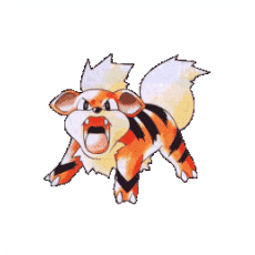 Artwork Growlithe Ken Sugimori