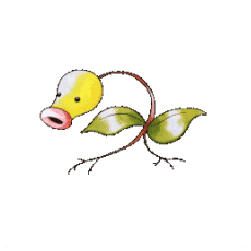 Artwork Bellsprout Ken Sugimori
