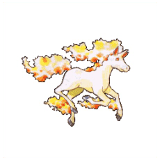 Artwork Rapidash Ken Sugimori