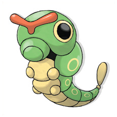 Artwork Caterpie Ken Sugimori