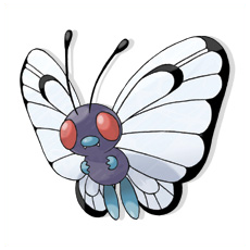 Artwork Butterfree Ken Sugimori