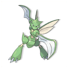 Artwork Scyther Ken Sugimori