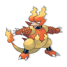 Artwork Magmar Ken Sugimori