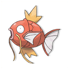 Artwork Magikarp Ken Sugimori