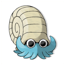 Artwork Omanyte Ken Sugimori