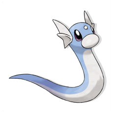 Artwork Dratini Ken Sugimori