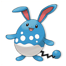Artwork Azumarill Ken Sugimori