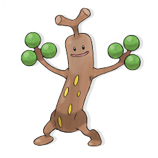 Artwork Sudowoodo Ken Sugimori