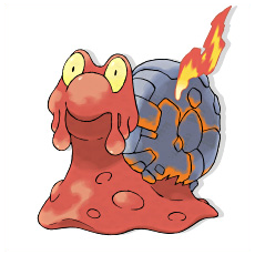 Artwork Magcargo Ken Sugimori