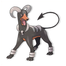 Artwork Houndoom Ken Sugimori