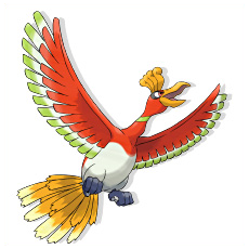 Artwork Ho-Oh Ken Sugimori
