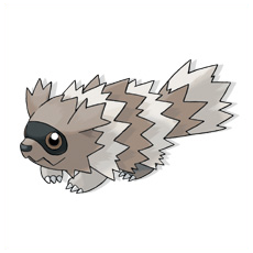 Artwork Zigzagoon Ken Sugimori