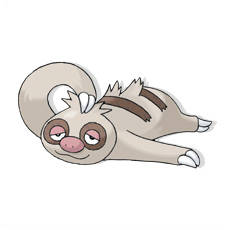 Artwork Slakoth Ken Sugimori