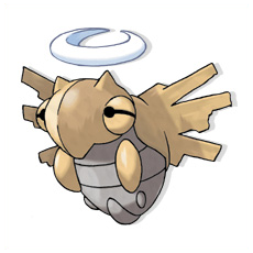 Artwork Shedinja Ken Sugimori