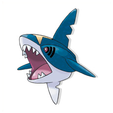 Artwork Sharpedo Ken Sugimori