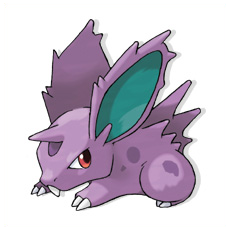 Artwork Nidoran♂ Ken Sugimori