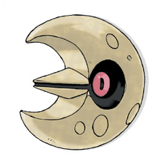 Artwork Lunatone Ken Sugimori