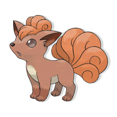 Artwork Vulpix Ken Sugimori