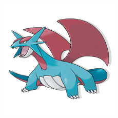 Artwork Salamence Ken Sugimori