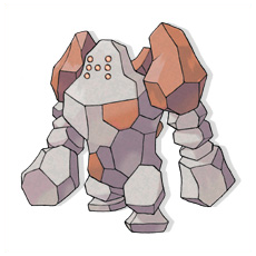 Artwork Regirock Ken Sugimori