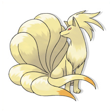 Artwork Ninetales Ken Sugimori