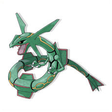 Artwork Rayquaza Ken Sugimori