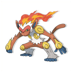 Artwork Infernape Ken Sugimori