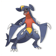 Artwork Garchomp Ken Sugimori