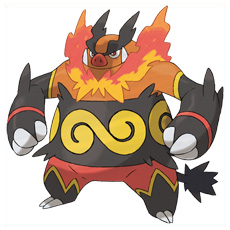 Artwork Emboar Ken Sugimori